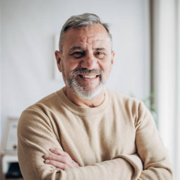 Imagem com homem mais de 65 anos